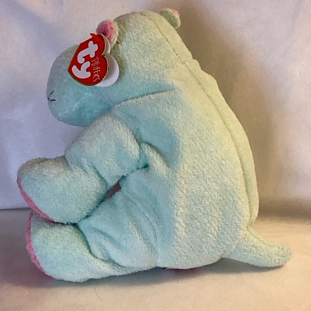 NWT ⭐️Host Pick⭐️ Rare Vintage 2002 TY® Pluffies Tubby™ Plush Hippo Ltd Edition* - Picture 5 of 12